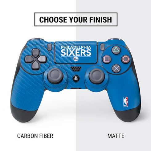 NBA Philadelphia 76ers Standard - Blue PS4 Controller Skin