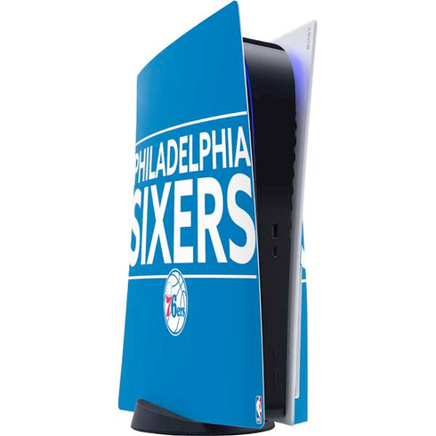 NBA Philadelphia 76ers Standard - Blue PS5 Console Skin