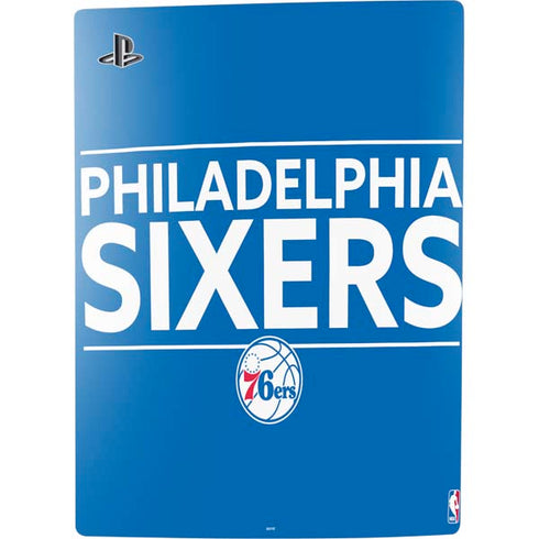 NBA Philadelphia 76ers Standard - Blue PS5 Digital Edition Console Skin