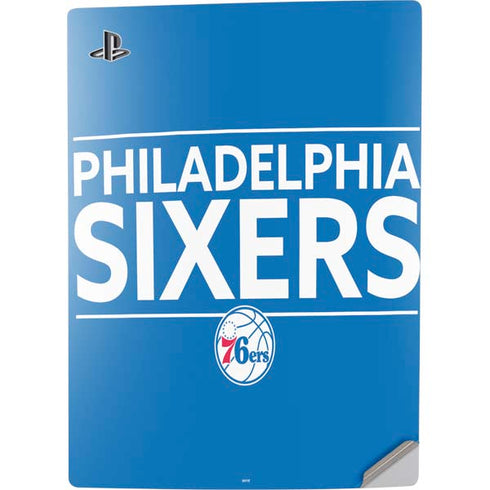 NBA Philadelphia 76ers Standard - Blue PS5 Digital Edition Console Skin