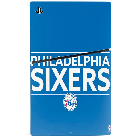 NBA Philadelphia 76ers Standard - Blue PS5 Slim Disk Bundle Skin