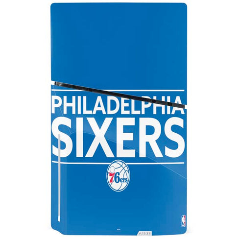 NBA Philadelphia 76ers Standard - Blue PS5 Slim Disk Bundle Skin