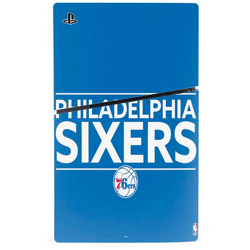 NBA Philadelphia 76ers Standard - Blue PS5 Slim Digital Edition Console Skin