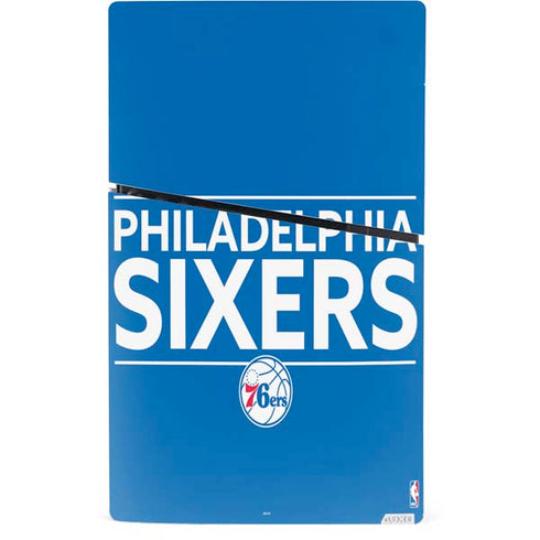 NBA Philadelphia 76ers Standard - Blue PS5 Slim Digital Edition Console Skin