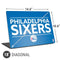 NBA Philadelphia 76ers Standard - Blue Universal Laptop 18in (14.6 x 10.6in) Skin