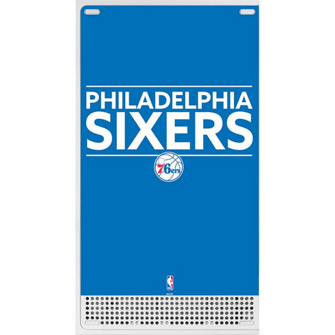 NBA Philadelphia 76ers Standard - Blue Xbox Series S Console Skin