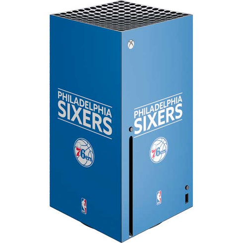 NBA Philadelphia 76ers Standard - Blue Xbox Series X Console Skin