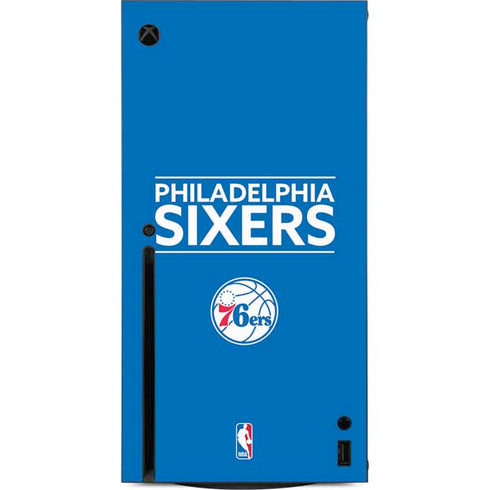 NBA Philadelphia 76ers Standard - Blue Xbox Series X Console Skin