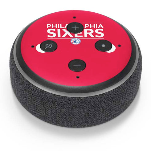 NBA Philadelphia 76ers Standard - Red Amazon Echo Dot Skin