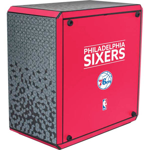 NBA Philadelphia 76ers Standard - Red Cooler Master MasterBox Q300L Mini Tower Skin