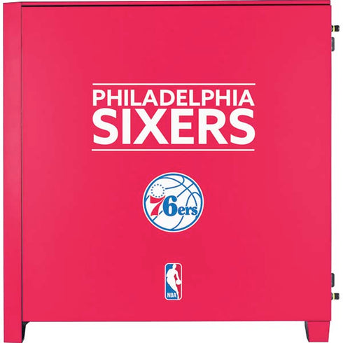 NBA Philadelphia 76ers Standard - Red Corsair 4000D Tempered Glass Mid-Tower ATX Case Skin