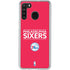 NBA Philadelphia 76ers Standard - Red Galaxy A21 Clear Case
