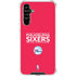 NBA Philadelphia 76ers Standard - Red Galaxy A54 5G Clear Case
