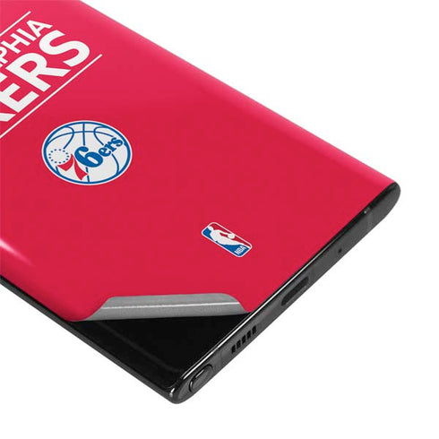NBA Philadelphia 76ers Standard - Red Galaxy Note 10 Plus Skin