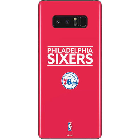 NBA Philadelphia 76ers Standard - Red Galaxy Note 8 Skin