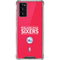 NBA Philadelphia 76ers Standard - Red Galaxy Note20 5G Clear Case