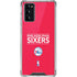 NBA Philadelphia 76ers Standard - Red Galaxy Note20 5G Clear Case