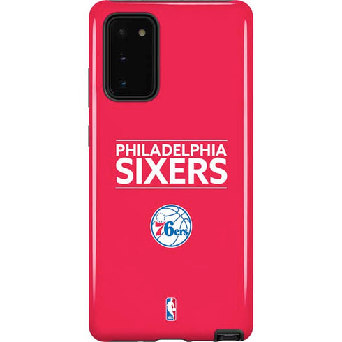 NBA Philadelphia 76ers Standard - Red Galaxy Note20 5G Pro Case