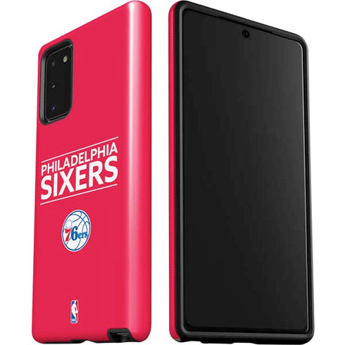 NBA Philadelphia 76ers Standard - Red Galaxy Note20 5G Pro Case