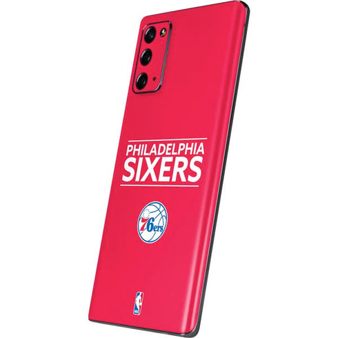 NBA Philadelphia 76ers Standard - Red Galaxy Note20 5G Skin