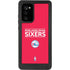 NBA Philadelphia 76ers Standard - Red Galaxy Note20 5G Waterproof Case