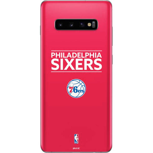 NBA Philadelphia 76ers Standard - Red Galaxy S10 Plus Skin