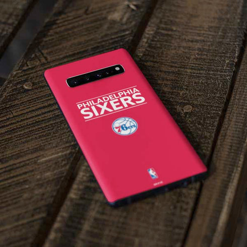 NBA Philadelphia 76ers Standard - Red Galaxy S10 Skin