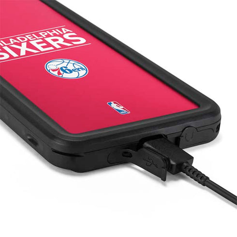 NBA Philadelphia 76ers Standard - Red Galaxy S20 Plus Waterproof Case