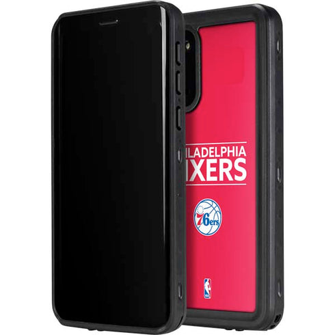 NBA Philadelphia 76ers Standard - Red Galaxy S20 Waterproof Case