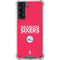 NBA Philadelphia 76ers Standard - Red Galaxy S21 5G Clear Case