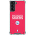 NBA Philadelphia 76ers Standard - Red Galaxy S21 5G Clear Case