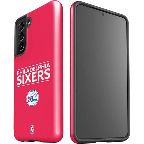 NBA Philadelphia 76ers Standard - Red Galaxy S21 5G Pro Case