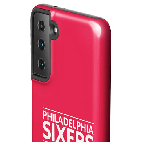 NBA Philadelphia 76ers Standard - Red Galaxy S21 Plus 5G Pro Case