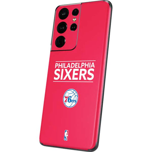 NBA Philadelphia 76ers Standard - Red Galaxy S21 Ultra 5G Skin