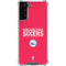 NBA Philadelphia 76ers Standard - Red Galaxy S22 Plus Clear Case