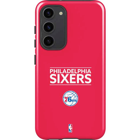 NBA Philadelphia 76ers Standard - Red Galaxy S23 Plus Pro Case