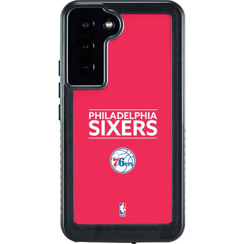 NBA Philadelphia 76ers Standard - Red Galaxy S23 Plus Waterproof Case