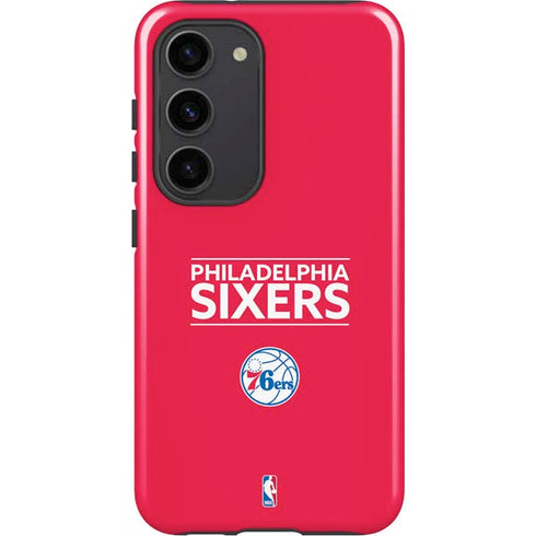 NBA Philadelphia 76ers Standard - Red Galaxy S23 Pro Case