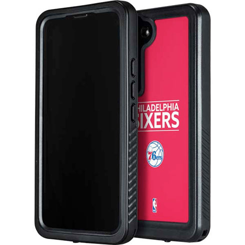 NBA Philadelphia 76ers Standard - Red Galaxy S23 Waterproof Case