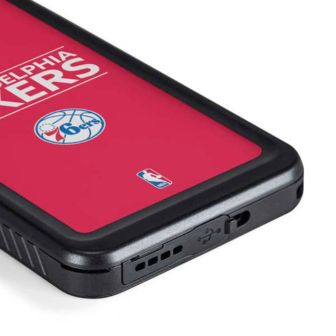 NBA Philadelphia 76ers Standard - Red Galaxy S23 Waterproof Case
