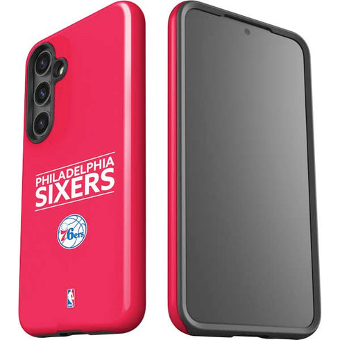 NBA Philadelphia 76ers Standard - Red Galaxy S24 Impact Case