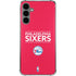 NBA Philadelphia 76ers Standard - Red Galaxy S24 Plus Clear Case