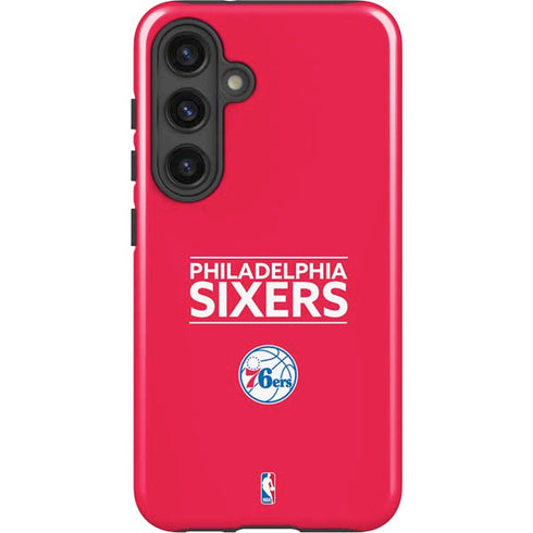 NBA Philadelphia 76ers Standard - Red Galaxy S24 Plus Impact Case