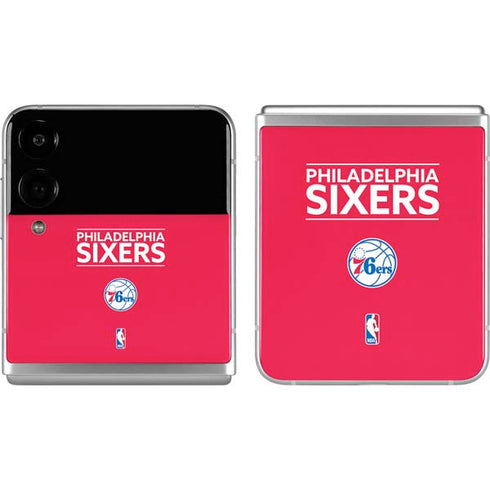 NBA Philadelphia 76ers Standard - Red Galaxy Z Flip4 5G Skin