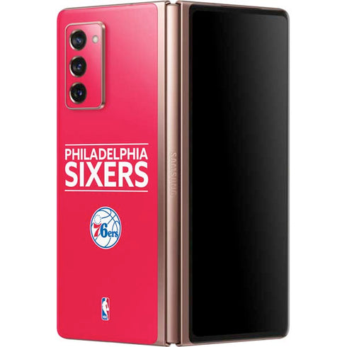 NBA Philadelphia 76ers Standard - Red Galaxy Z Fold2 5G Skin