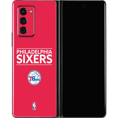 NBA Philadelphia 76ers Standard - Red Galaxy Z Fold2 5G Skin