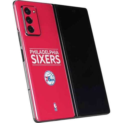 NBA Philadelphia 76ers Standard - Red Galaxy Z Fold2 5G Skin