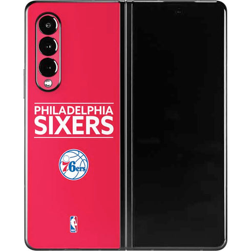 NBA Philadelphia 76ers Standard - Red Galaxy Z Fold3 5G Skin
