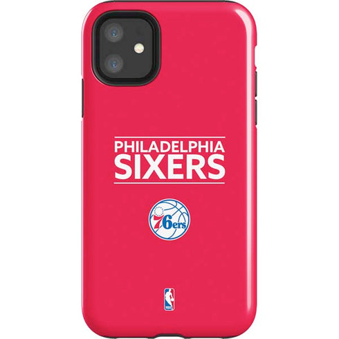 NBA Philadelphia 76ers Standard - Red iPhone 11 Impact Case