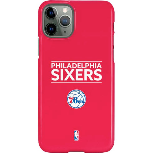 NBA Philadelphia 76ers Standard - Red iPhone 11 Pro Lite Case